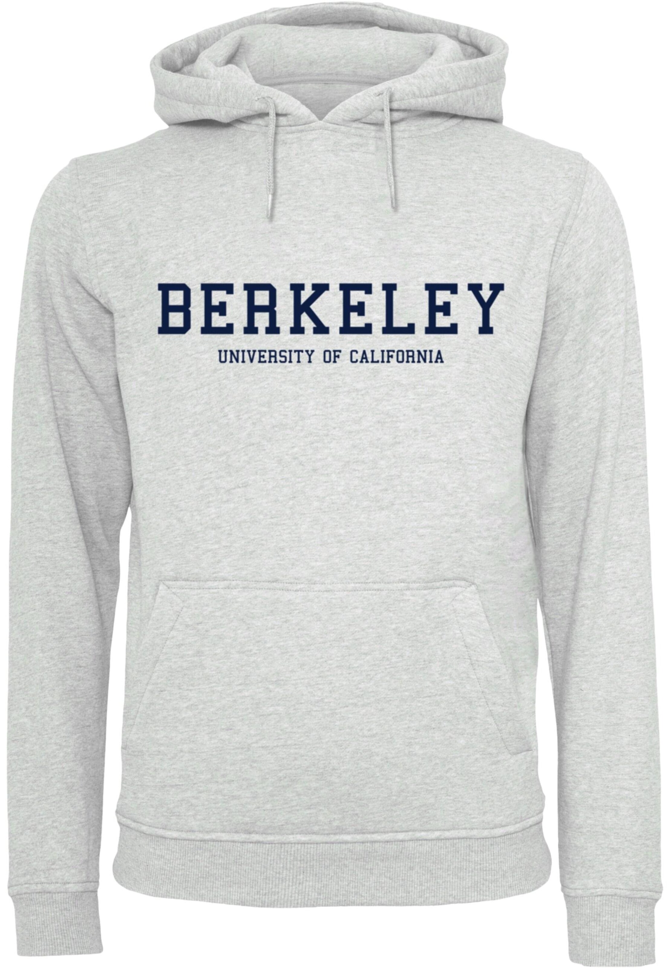 Merchcode Sweatshirt 'Berkeley University' in Grey: front