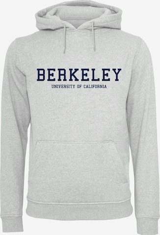 Merchcode Sweatshirt 'Berkeley University' in Grau: predná strana