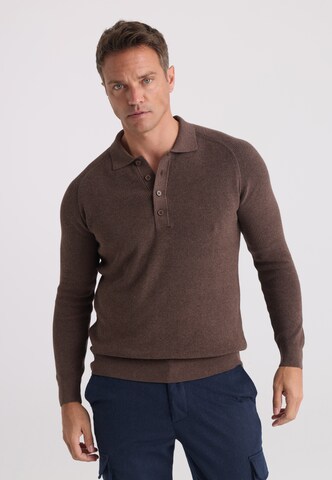 Pullover di Felix Hardy in marrone: frontale