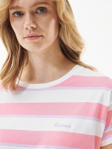 Barbour T-Shirt 'Acanthus' in Pink