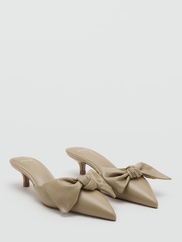 MANGO Pantolette 'FURI' i beige