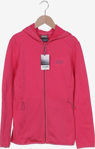 JACK WOLFSKIN Sweatshirt & Zip-Up Hoodie in L in Pink: front