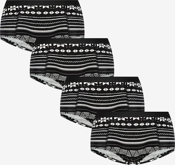 Albero Natur Boyshorts in Black: front