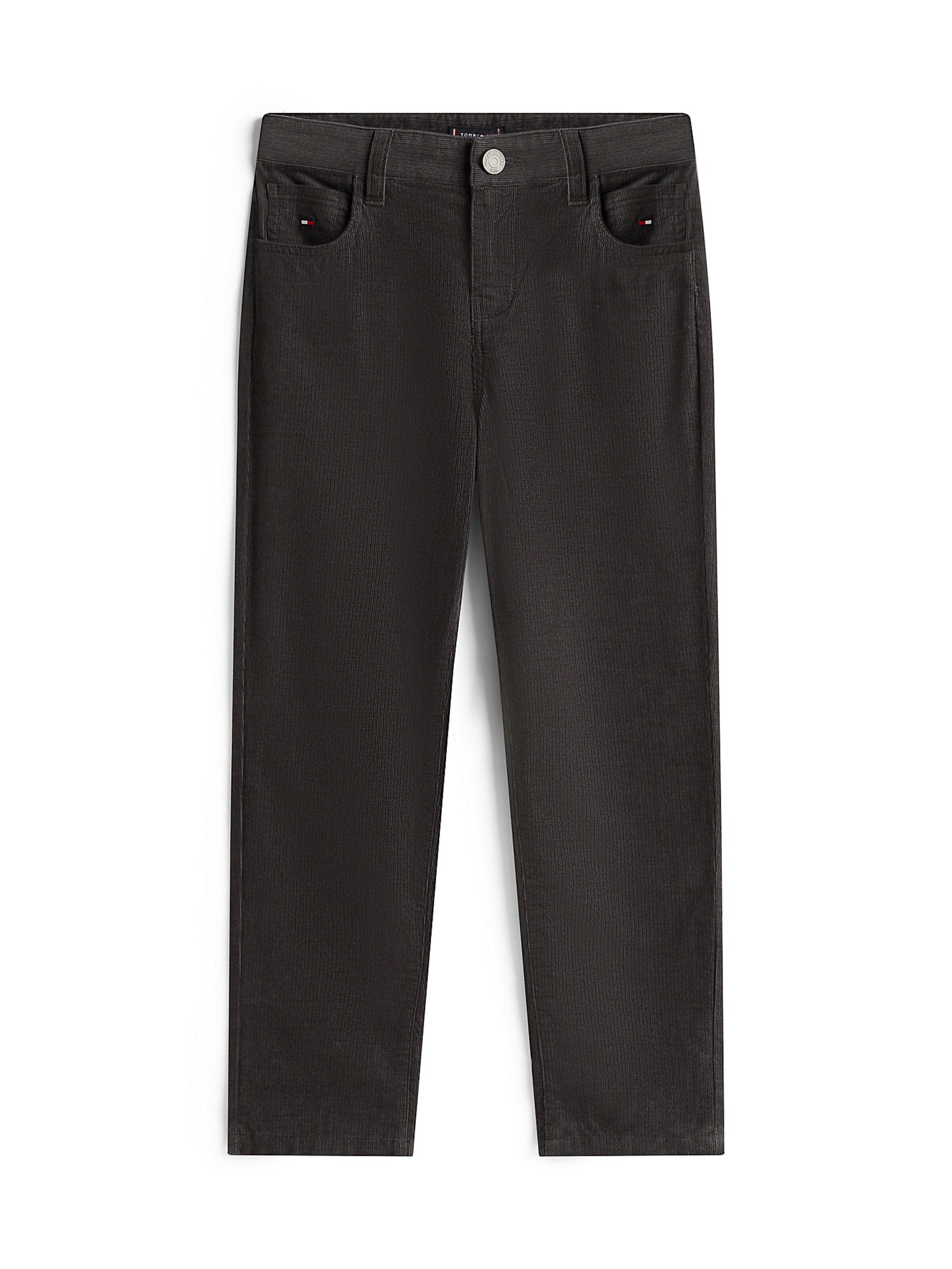 Regular Pantalon TOMMY HILFIGER en noir : devant