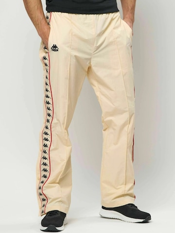 KAPPA Normalny krój Spodnie ' KMBanda ' w kolorze beżowy: przód