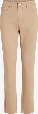 VILA Normalny krój Jeansy 'STRAY' w kolorze beżowy: przód