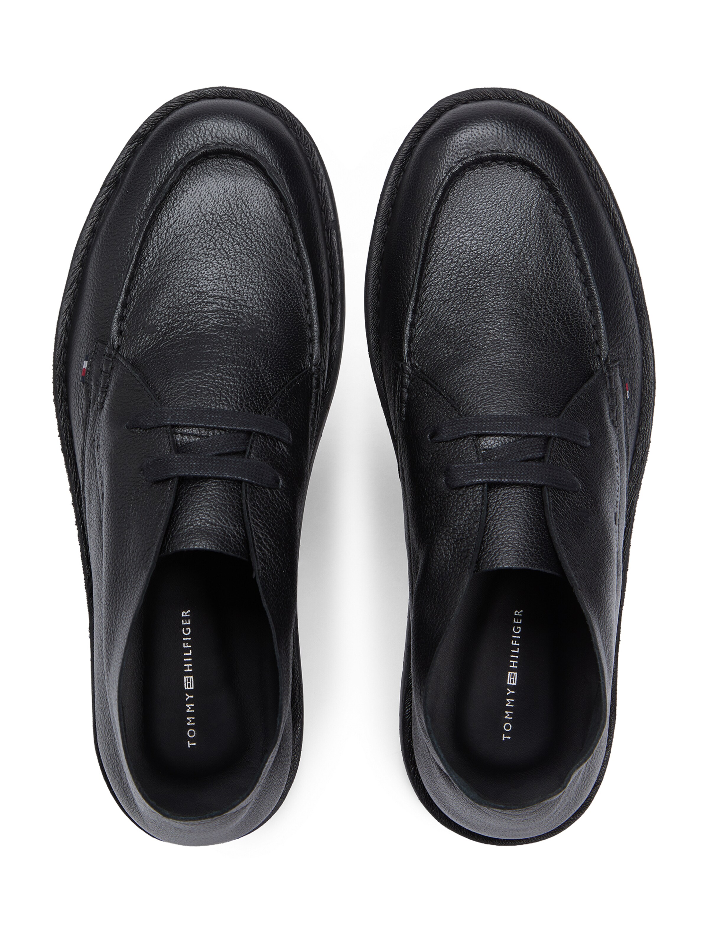 TOMMY HILFIGER Chukka gležnarji | črna barva: zgoraj