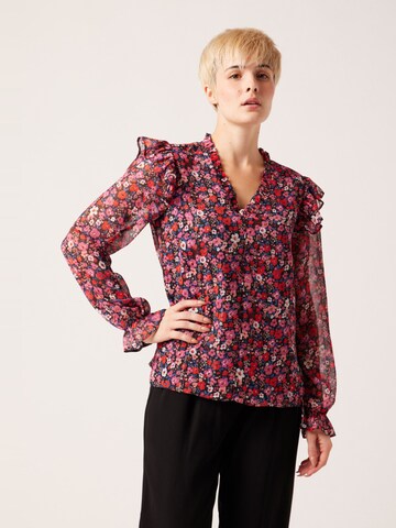 NAF NAF Blouse 'Lola' in Gemengde kleuren: voorkant