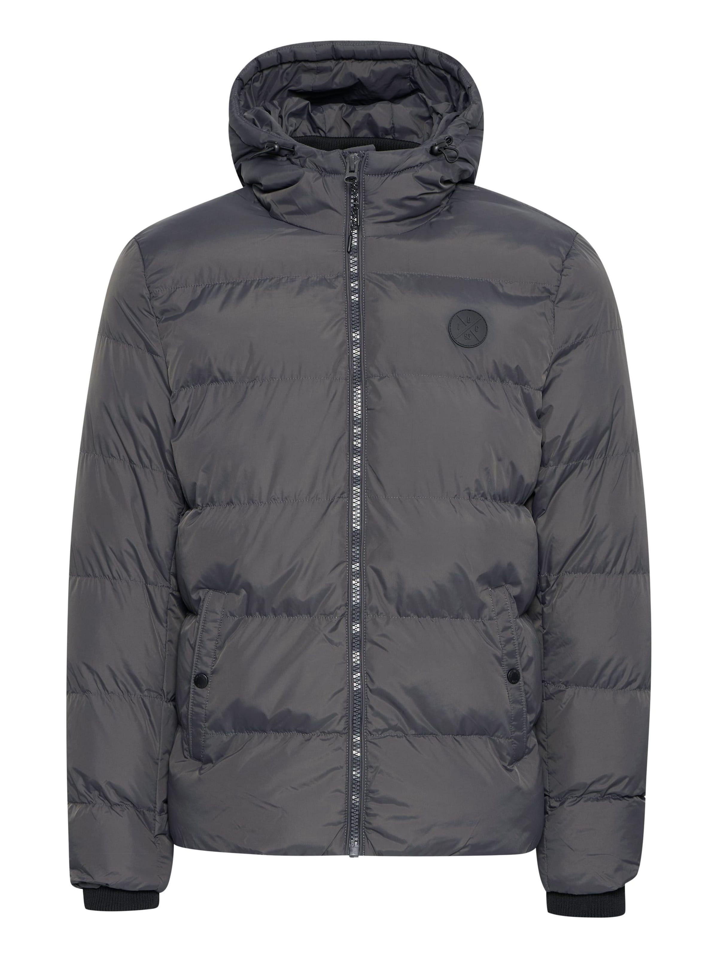 INDICODE JEANS Winter jacket ' Dapse ' in Grey: front