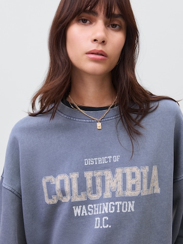 Sweat-shirt 'Columbia' MANGO TEEN en bleu