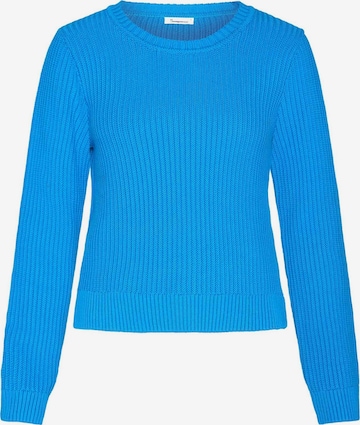 KnowledgeCotton Apparel Pullover in Blau: predná strana