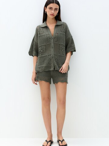 Pull&Bear Blus i grön: framsida