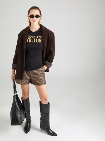 Tricou de la Versace Jeans Couture pe negru