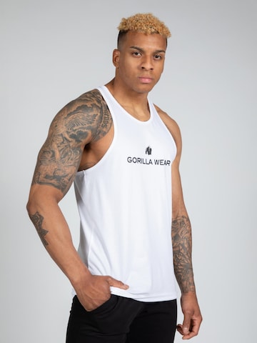 Gorilla Wear Performance shirt in White: front