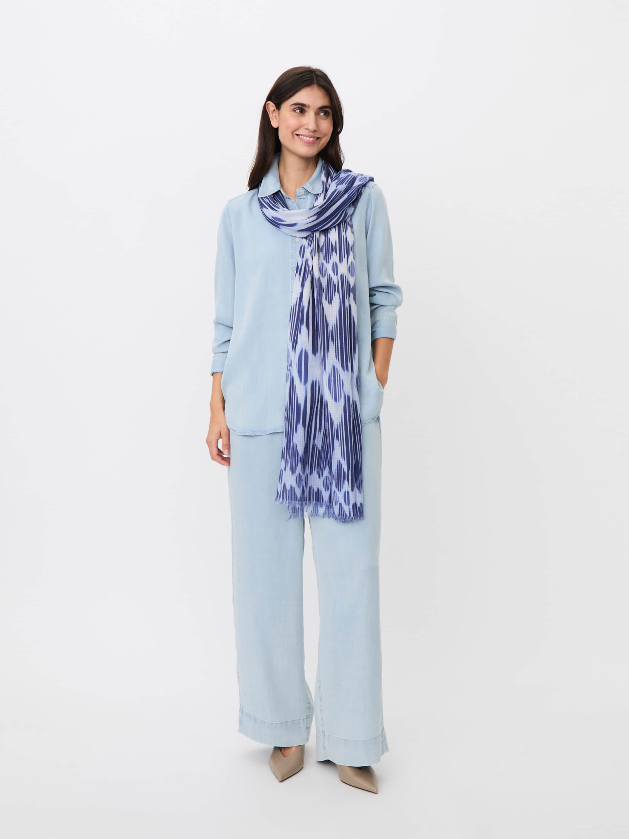 Écharpe Masai en bleu