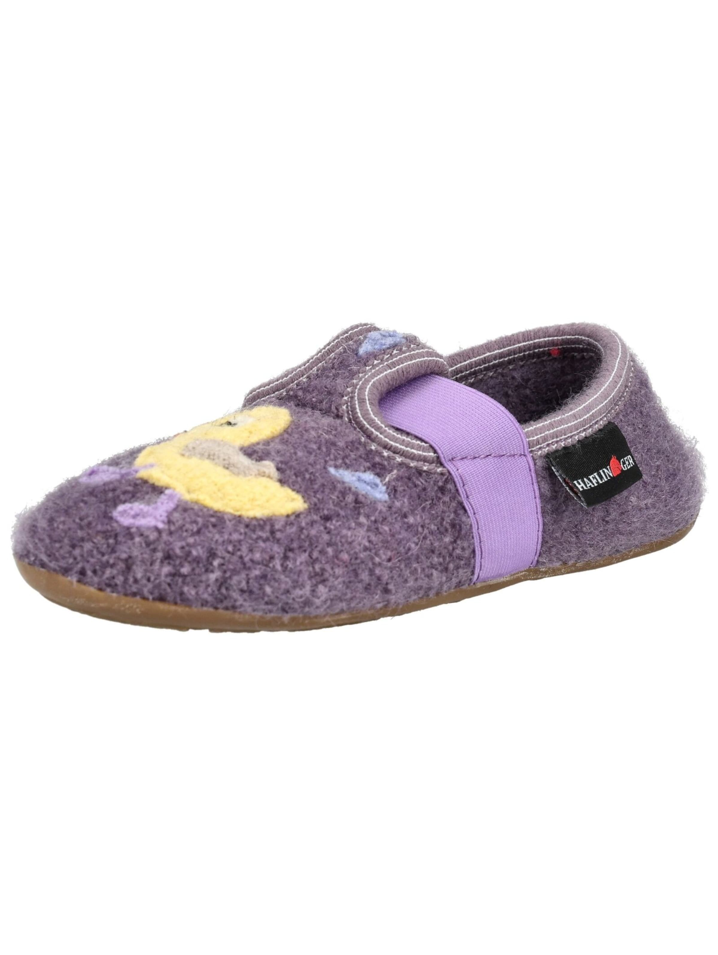 HAFLINGER Huisschoenen in Lila: voorkant