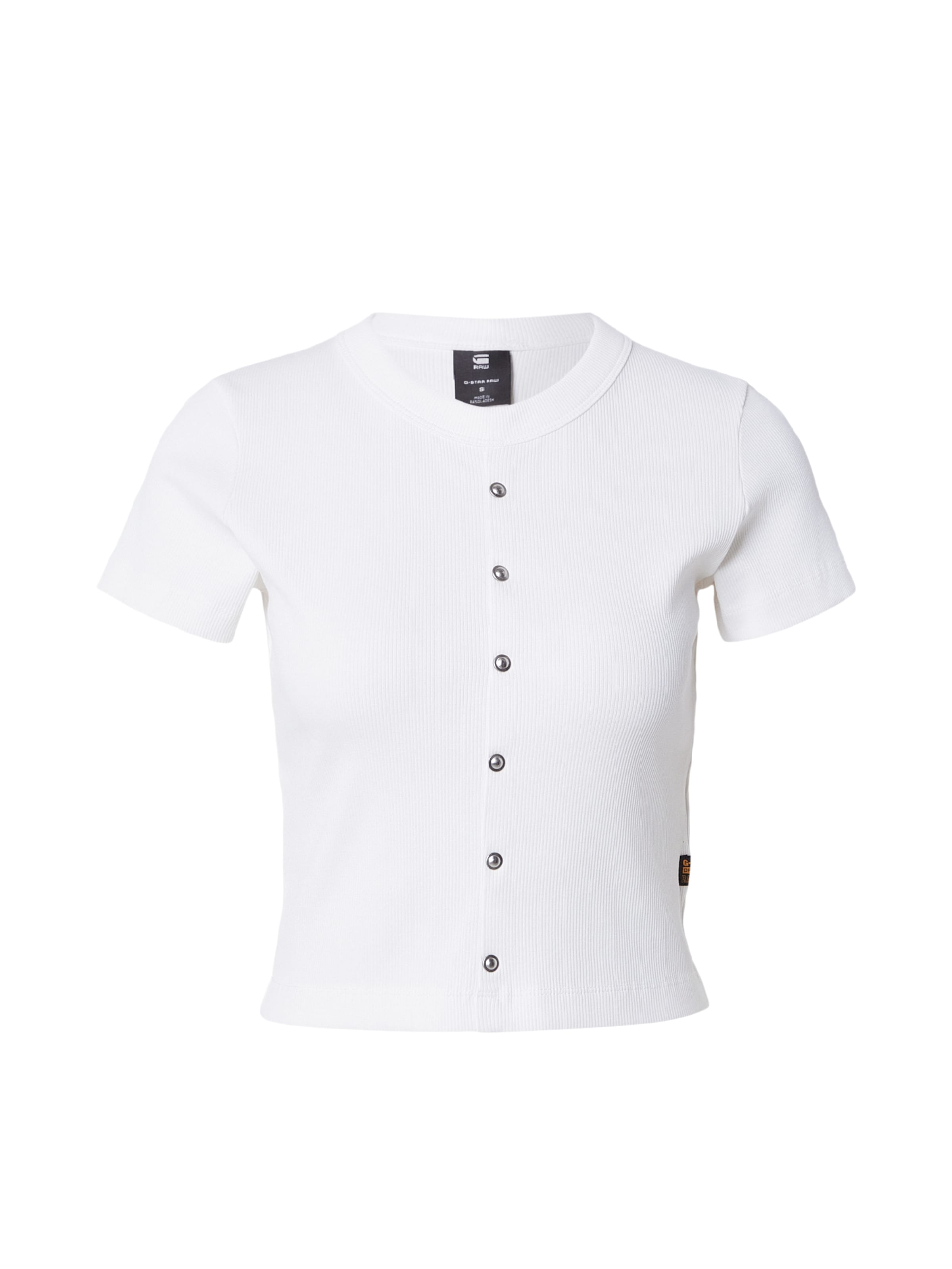 G-STAR - Camisa 'Heritage' em branco: frente