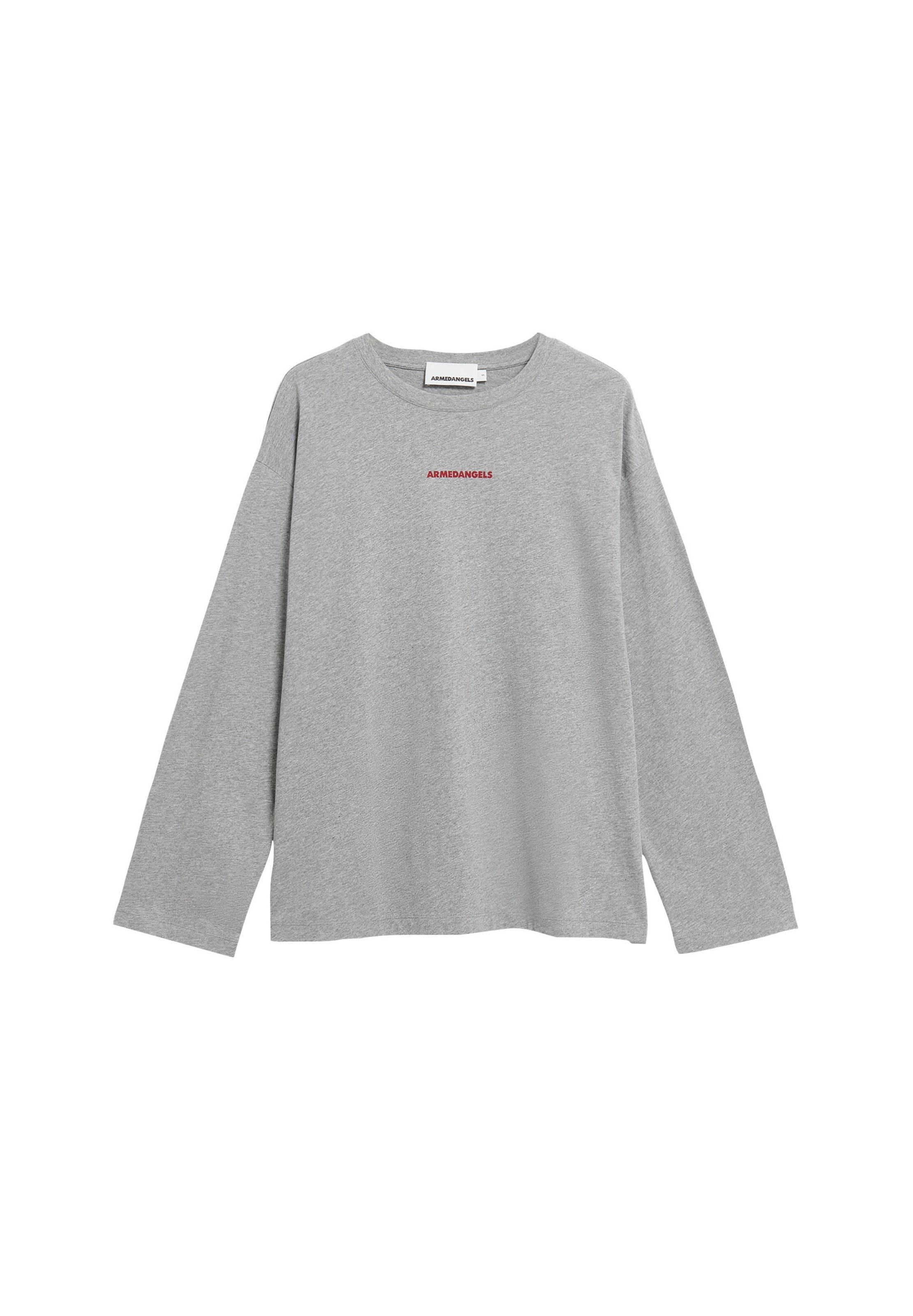 ARMEDANGELS Shirt 'FIETAA SMILE' in Grey: front