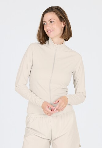 Athlecia Sports jacket 'Aliya' in Beige: front