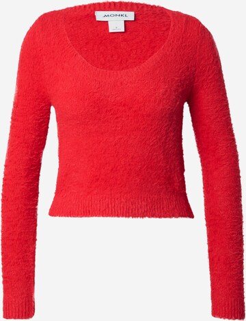 Pullover di Monki in rosso: frontale