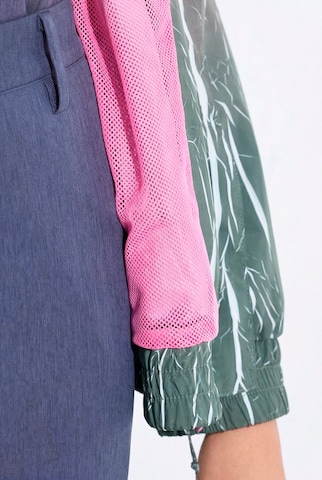 Ulla Popken Weatherproof jacket in Pink