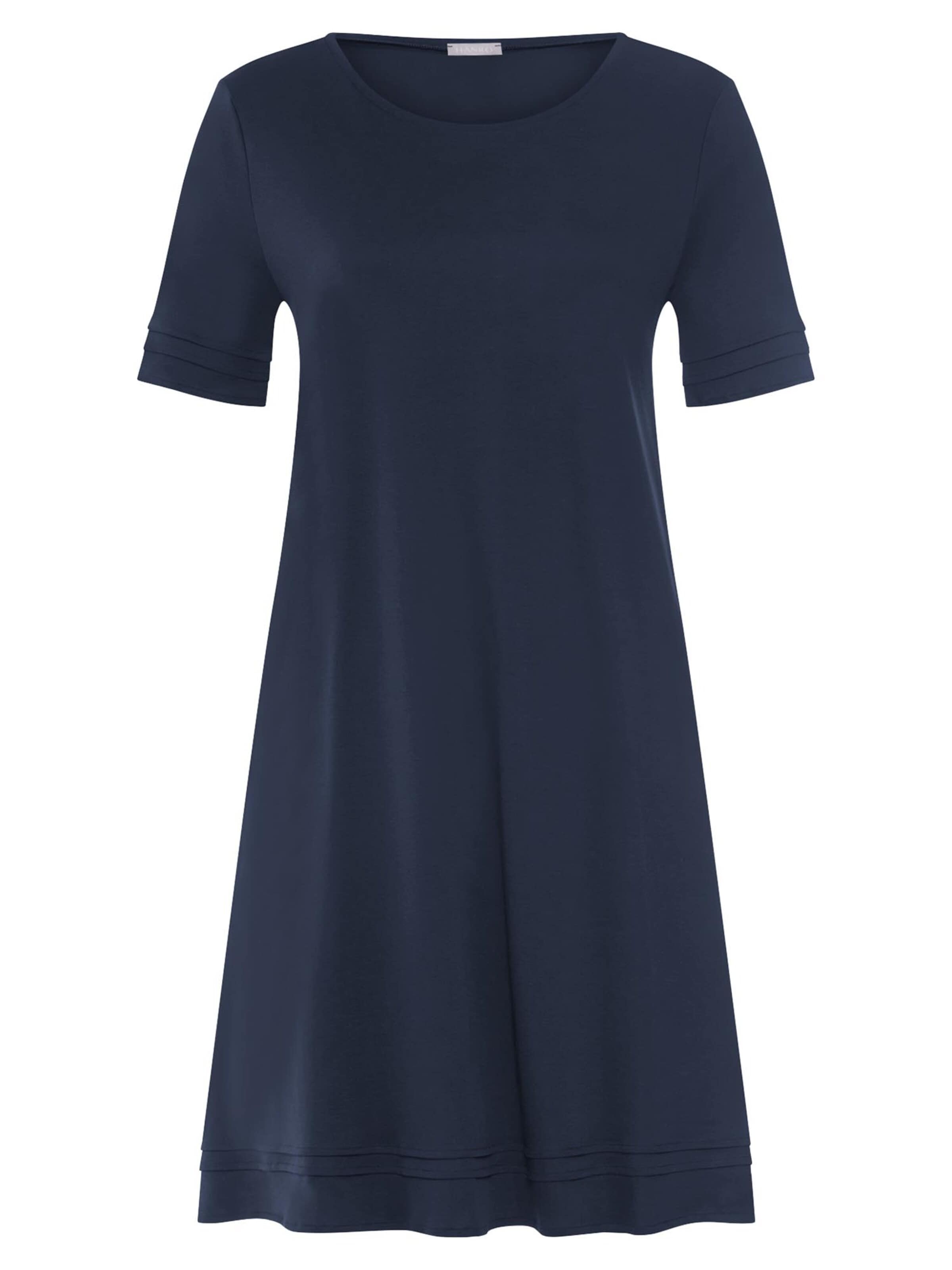 Hanro Nachthemd 'Pilar' in Blauw: voorkant