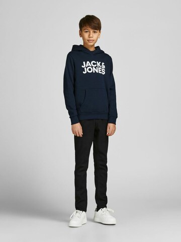 Bluză de molton de la Jack & Jones Junior pe albastru