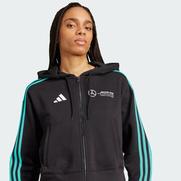ADIDAS PERFORMANCE Sports sweat jacket 'Mercedes - AMG Petronas Formula One Team' in Black