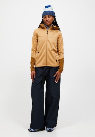 PEAK PERFORMANCE Fleecejacke W Rider Essentials Midlayer Zip Hood in Braun
