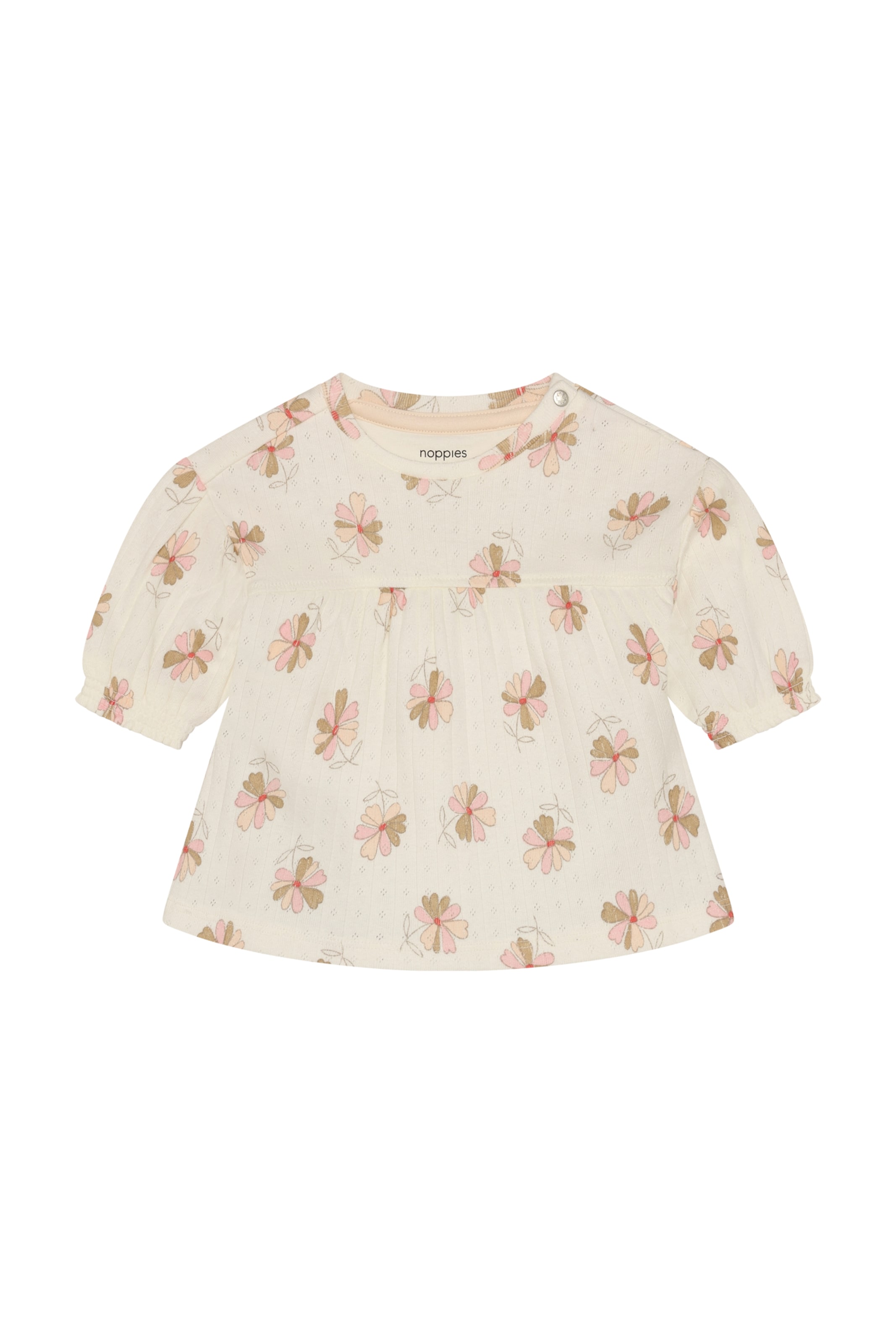 Noppies Jurk in Wit: voorkant