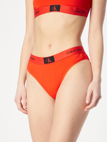 Calvin Klein Underwear Трусы-слипы в Красный: спереди
