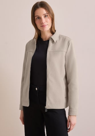 CECIL Kuschelige Jacke in Beige: Vorderseite