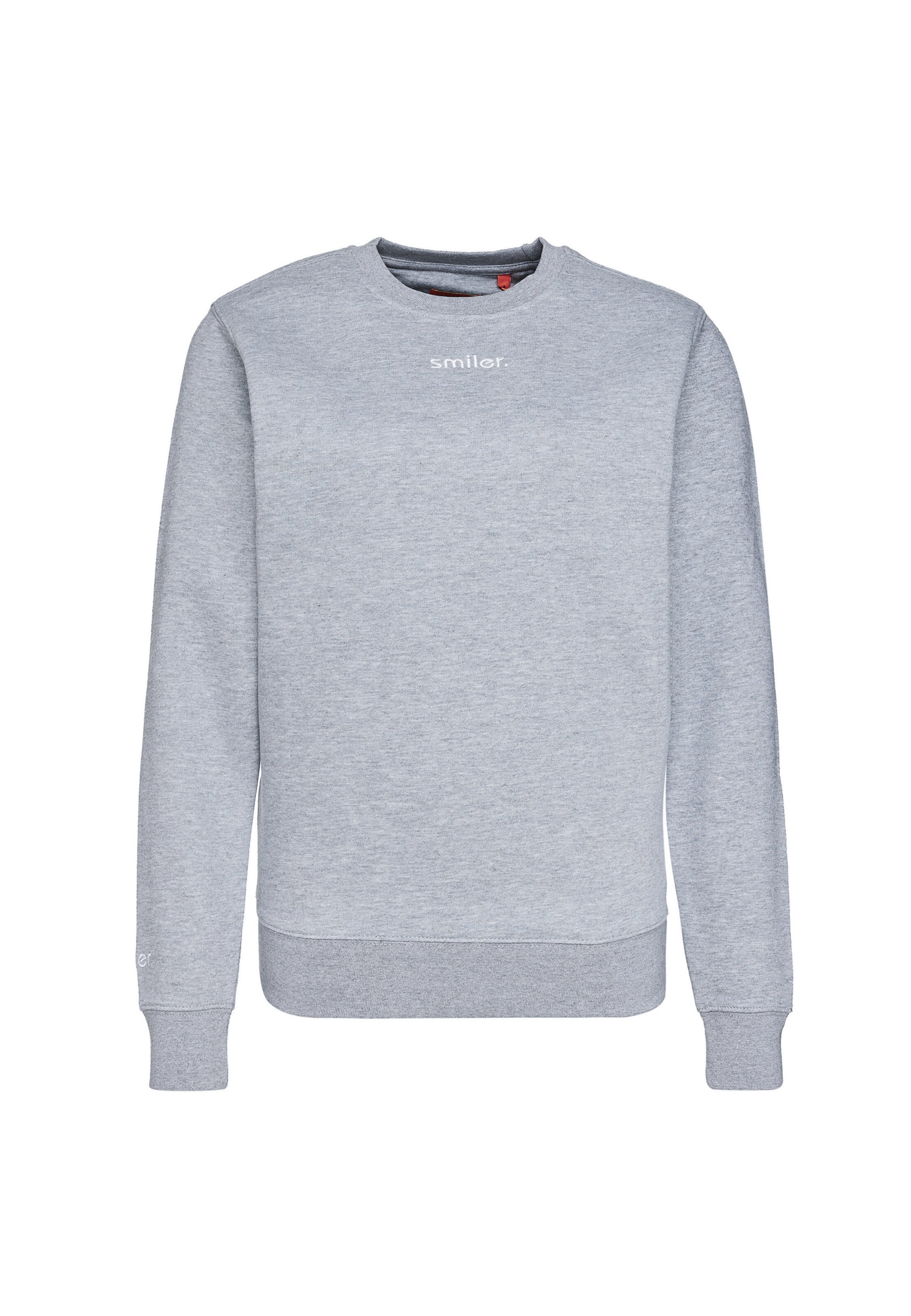 Sweat-shirt smiler. en gris : devant