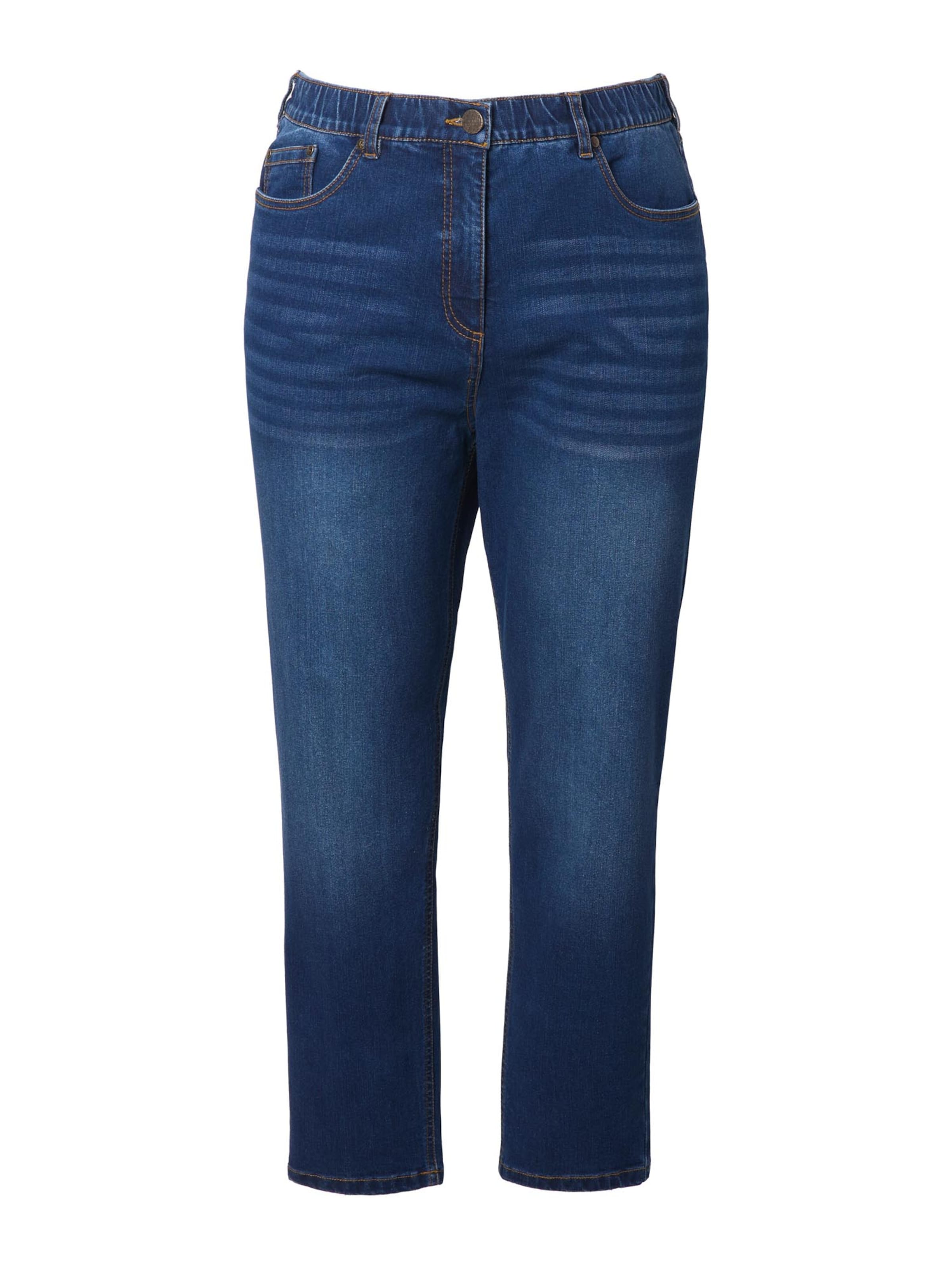 Ulla Popken Regular Jeans in Blau: Vorderseite