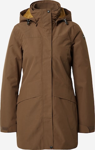 ICEPEAK Outdoor Jacket 'Azalia' in Brown: front