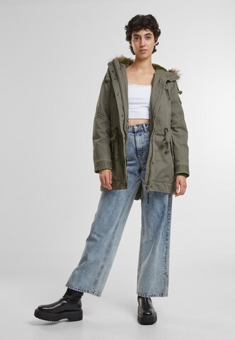 Brandit Winter parka 'Emma' in Green