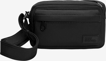 Sac à bandoulière Pull&Bear en noir : devant