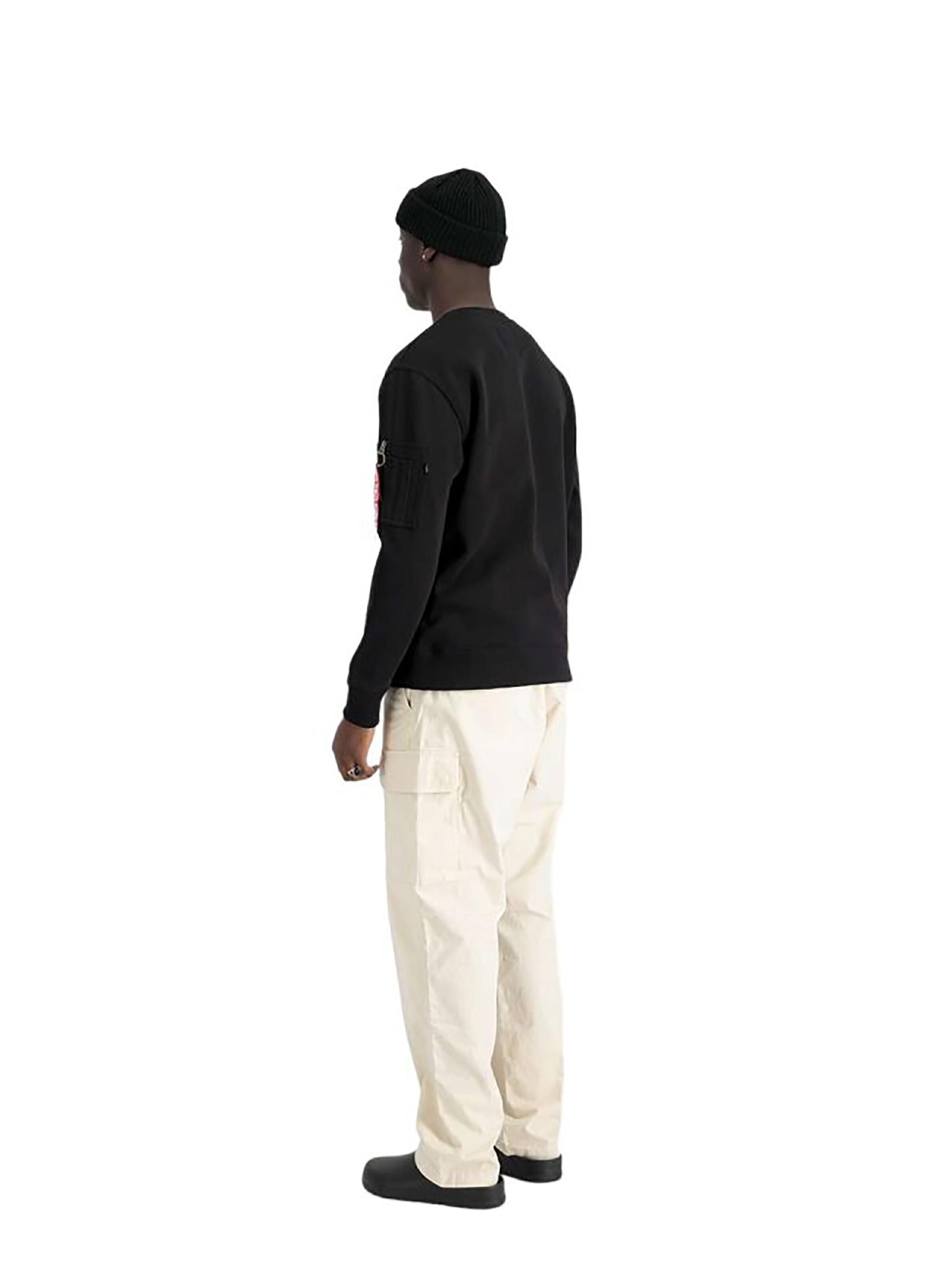 ALPHA INDUSTRIES Sweatshirt 'College'‌ in Schwarz