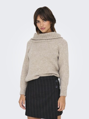 ONLY - Jersey en marrón: frente