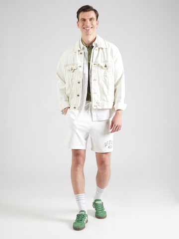 GAP regular Παντελόνι σε λευκό