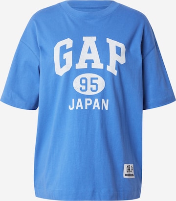 T-shirt oversize GAP en bleu : devant