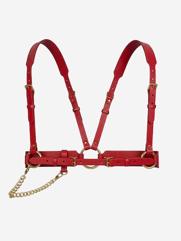 Haute Cuir Gürtel 'Tara Chain Harness'‌‌‌‌‌‌ in Rot