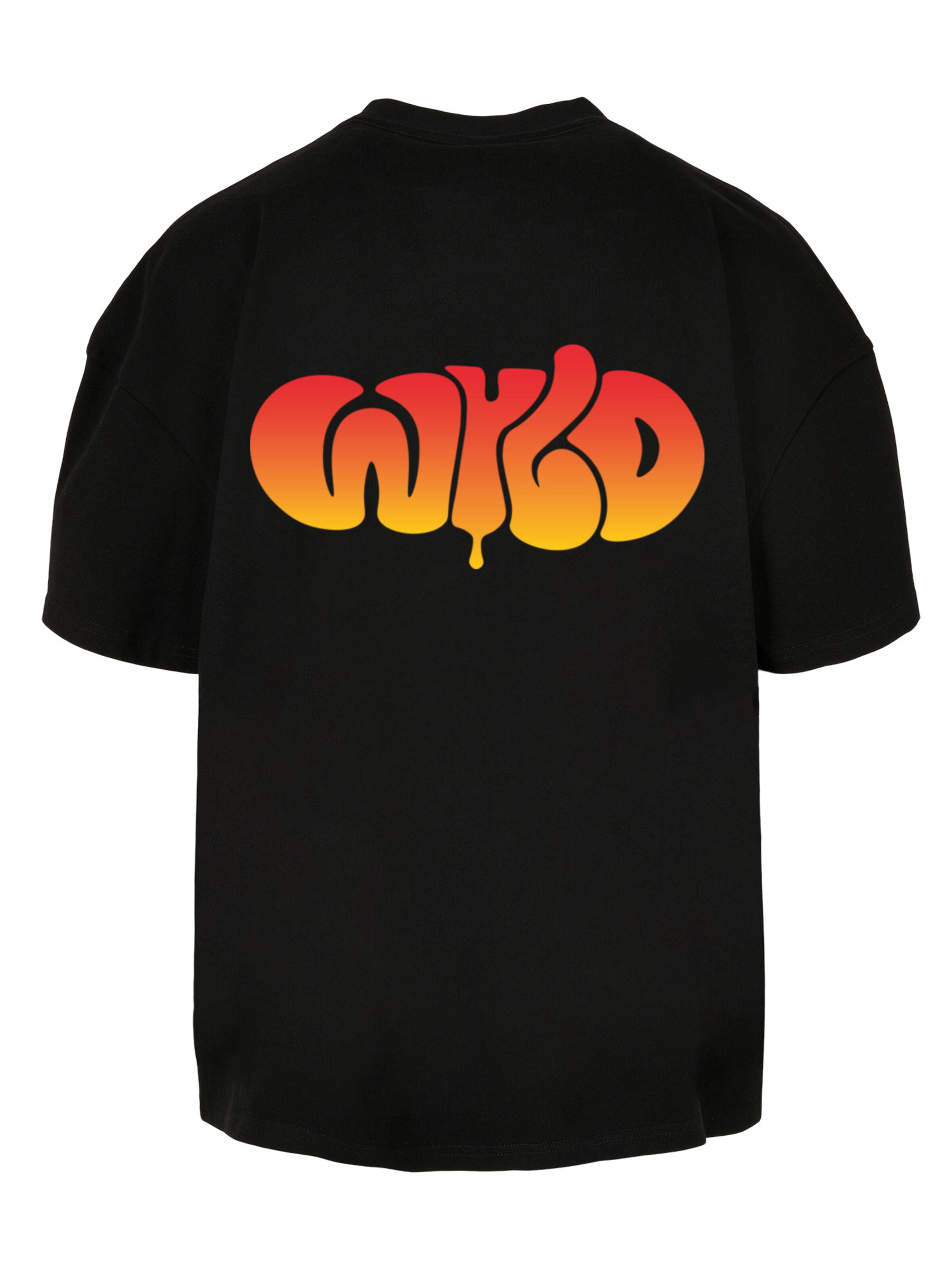 T-Shirt 'WYLD WILD ' F4NT4STIC en noir
