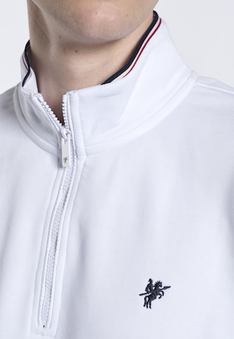 DENIM CULTURE Sweatshirt 'SANTIAGO' in Weiß