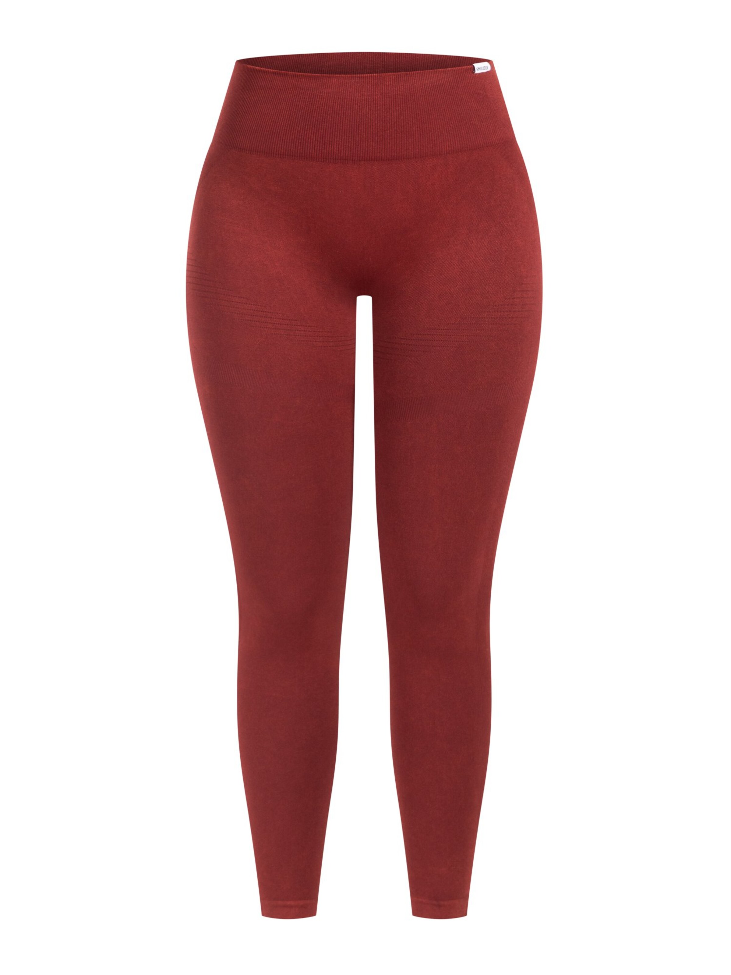 Smilodox Leggings 'Yune' in Rood: voorkant