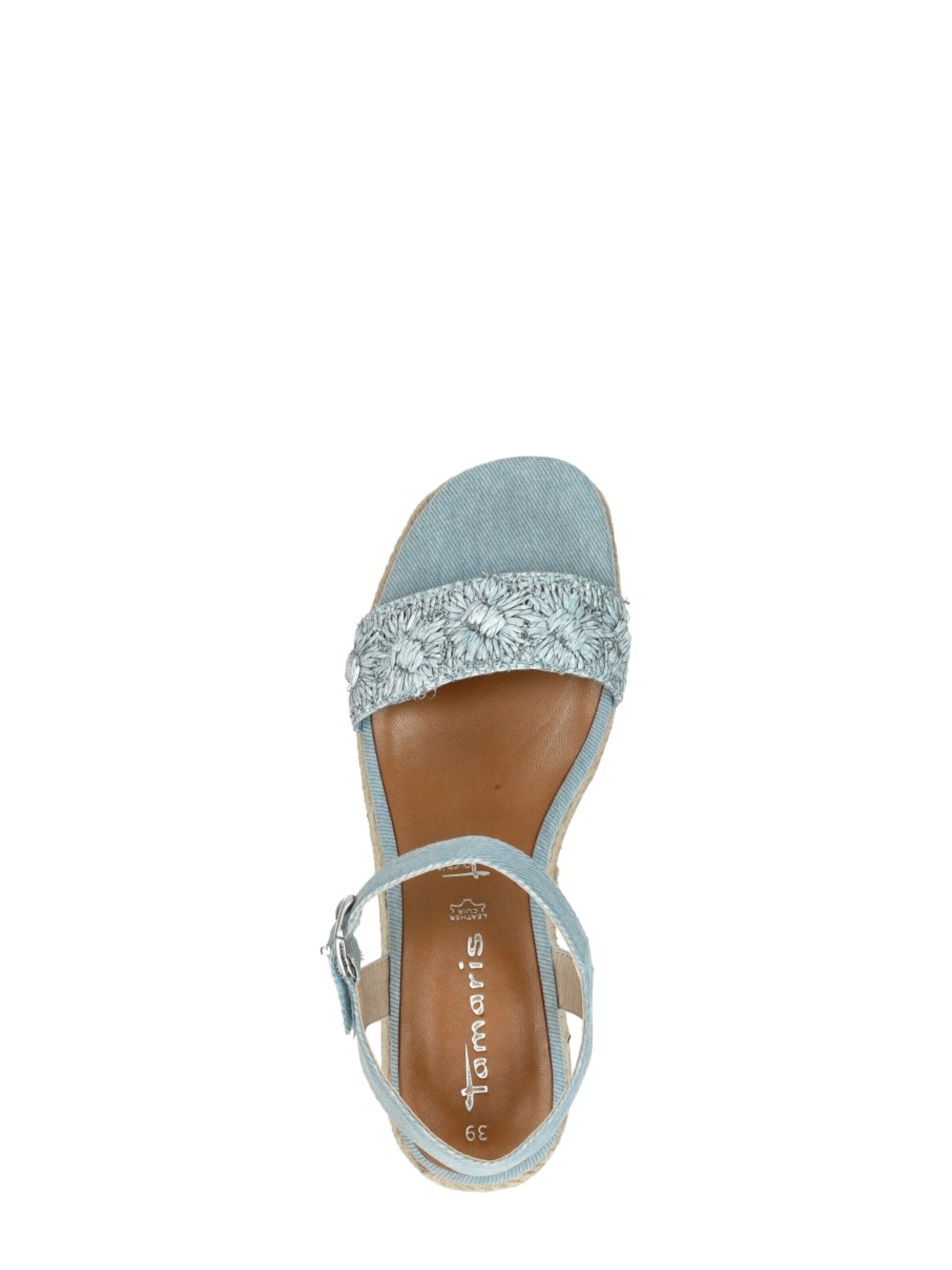 Sandales 'Sandalen Touwzool' Tamaris en bleu