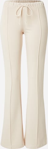 Monki Расклешенный Штаны в Бежевый: спереди
