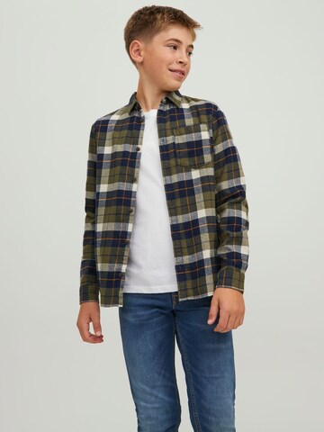 Jack & Jones Junior Regular Fit Skjorte 'Owen' i grønn: forside