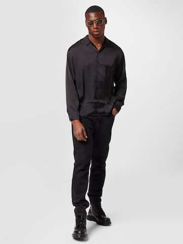 JACK & JONES Comfort Fit Hemd 'BLADRAPE' in Schwarz