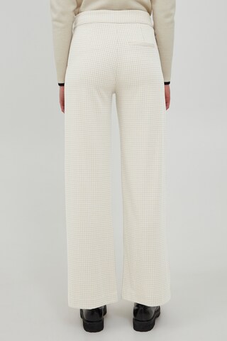 ICHI Wide leg Chino Pants in Beige